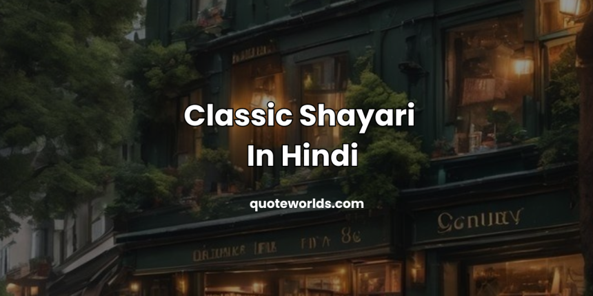 Classic Shayari In Hindi | क्लासिक शायरों के चुनिंदा अशआर