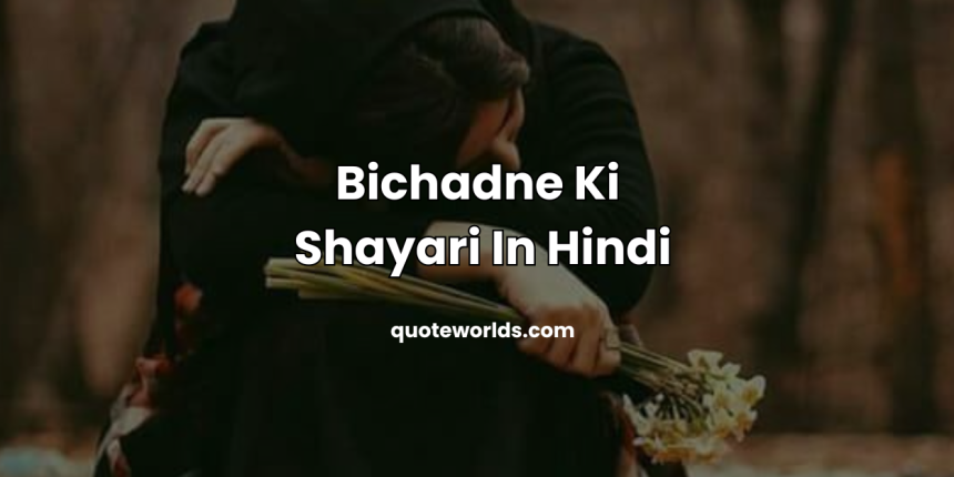Bichadne Ki Shayari In Hindi