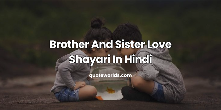 Brother And Sister Love Shayari In Hindi