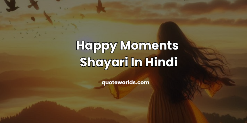 Happy Moments Shayari In Hindi