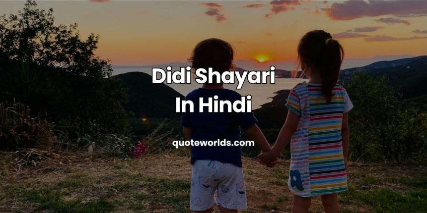 Didi Shayari In Hindi | बहन पर शायरी