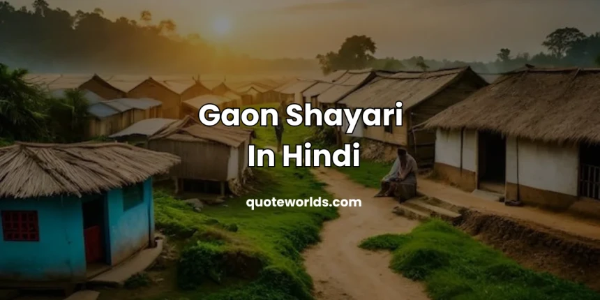 Gaon Shayari In Hindi