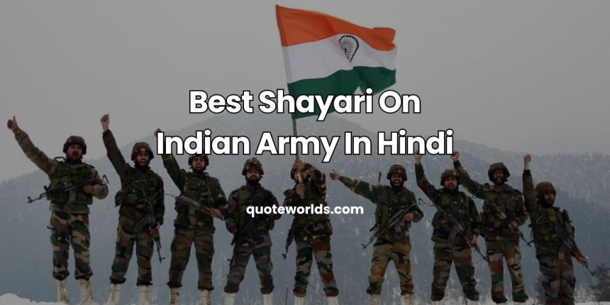 Best Shayari On Indian Army In Hindi
